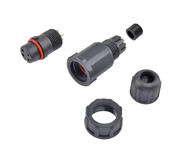 Prise femelle droite installable sur site E10 (filetée)