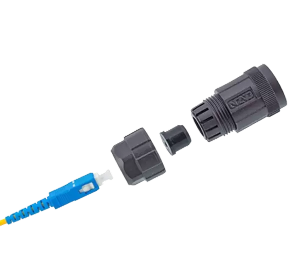 Bouchon en plastique monomode FDDI (fileté)