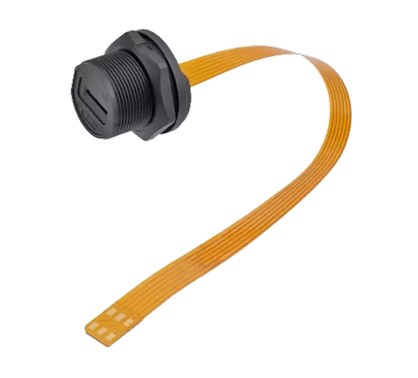 Prise à souder ESIM femelle à montage arrière (filetée)